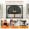 38 x 31 Inch Double Door Fireplace Screen