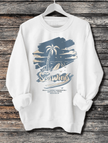 Women's Long Sleeved Printed Hoodie (Option: White-S)