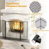 52 x 31 Inch Fireplace Screen